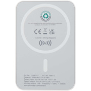 Acrab bezdrôtová magnetická powerbanka 5000 mAh 15W s 20W PD – vyrobená z recyklovaného plastu