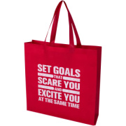 Nákupná taška EcoSeal s klínkom z GRS recyklovanej netkanenej textílie, 12 l