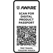 Cestovná taštička na toaletné potreby Trip Aware™ z recyklovaného materiálu o objeme 2 l