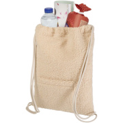 GRS recyklovaný sherpa šnúrkový batoh Bear, 9 l