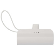 Alnair powerbanka 5000 mAh 10W z recyklovaného plastu s konektorom typu C, výklopným stojanček a káblom 2 v 1