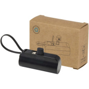 Alnair powerbanka 5000 mAh 10W z recyklovaného plastu s konektorom typu C, výklopným stojanček a káblom 2 v 1