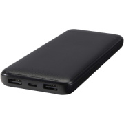 Adhil powerbanka z recyklovaného plastu s kapacitou 10 000 mAh a výkonom 10 W s dvoma vstavaními káblami