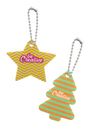 CreaFelt Key Xmas vlastný vianočný prívesok na kľúče, hviezda