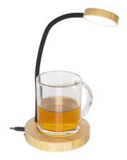 SipLight stolná lampa s ohrievačom hrnčekov