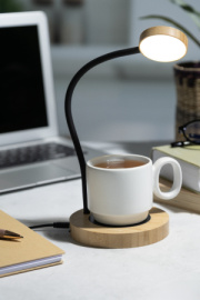SipLight stolná lampa s ohrievačom hrnčekov