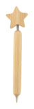 Xoom Vianočné guľôčkové pero, hviezda, farba - natural, veľkosť - Ø12×150 mm