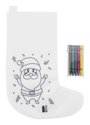 Julfar Gift vianočná pančucha na vyfarbenie