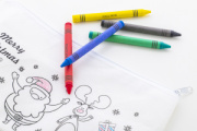 Julfar Draw vianočné puzdro na pastelky na vyfarbenie