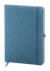 Gracilis poznámkový blok z RPET, farba - blue, veľkosť - 145×210×10 mm