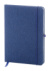 Gracilis poznámkový blok z RPET, farba - dark blue, veľkosť - 145×210×10 mm