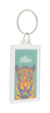 PrintFob prívesok na kľúče, farba - transparent, veľkosť - 42×65×5 mm