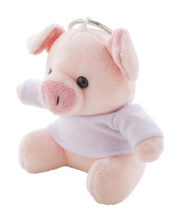 PigFob prívesok na kľúče s plyšovým prasiatkom