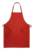 Commis bavlnená zástera, farba - red