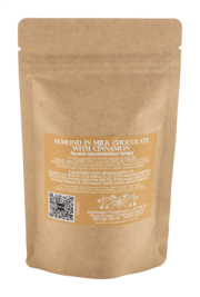 Cinnanut čokoláda, škorica, mandle, 70g