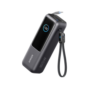 Anker powerbanka 25 000 mAh 165 W so zabud. zasúvacím káblom