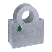 Plstená taška s príveskom jedľa