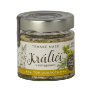 Trhané králičie mäso s estragónom