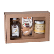 Darčekové balenie Medovina + Med + Vianočné perníčky - 900350