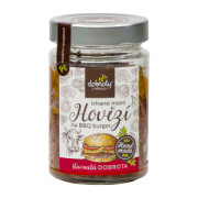 Trhané hovädzie mäso na BBQ burger