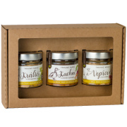 Darčekový balíček Trhané kačacie mäso + Trhané králičie mäso + Trhané bravčové mäso