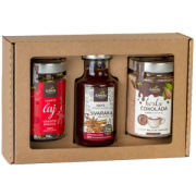 Darčekový balíček Varené víno + Horká belgická čokoláda + Vianočný čaj kúzlo