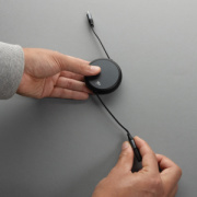 Terra RCS recyklovaný hliníkový zasúvateľný 240W 2-v-1 kábel - XD Xclusive