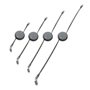 Terra RCS recyklovaný hliníkový zasúvateľný 240W 2-v-1 kábel - XD Xclusive