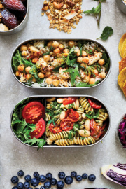 Nerezový dvojitý Bento box Black+Blum - Black + Blum