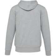 Natron mikina s kapucňou a dlhým zipsom zo sherpa materiálu - Elevate