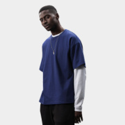 Oversize tričko Legacy - Sol's – indigo – náhľad 7
