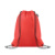Šnúrkový batoh z RPET DAFFY RPET, farba - červená