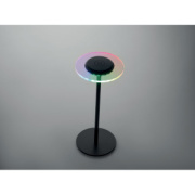 Nabíjateľná kovová stolová lampa LOUNGE