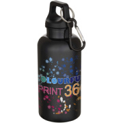 400 ml fľaša na vodu Oregon s karabínou z recyklovaného plastu s certifikáciou RCS