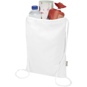 Taška so sťahovacou šnúrkou Peru Blend, 180 g/m², recyklovaný GRS materiál, 5 l