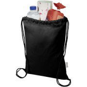 Taška so sťahovacou šnúrkou Peru Blend, 180 g/m², recyklovaný GRS materiál, 5 l