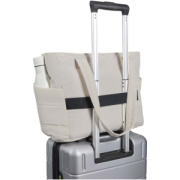 Puffer taška na notebook 15,6″ z recyklovaného materiálu GRS, 18 l