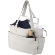 Puffer taška na notebook 15,6″ z recyklovaného materiálu GRS, 18 l