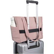 Puffer taška na notebook 15,6″ z recyklovaného materiálu GRS, 18 l