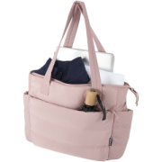 Puffer taška na notebook 15,6″ z recyklovaného materiálu GRS, 18 l