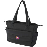 Puffer taška na notebook 15,6″ z recyklovaného materiálu GRS, 18 l