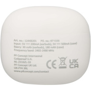 Bezdrôtové slúchadlá Alterf True Wireless Bluetooth® z recyklovaného plastu so silikónovými štupľami