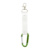 SuboRing Double RPET prívešek na kľúče na zákazku, farba - green, veľkosť - 30×160 mm