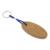Cobuoy plávajúci prívesok na kľúče z korku, farba - blue, veľkosť - 90×41×15 mm