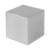 Cubix Shine metalický antistres, farba - silver, veľkosť - 45×45×45 mm
