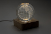 LumiGlobe sklenená svetelná guľa