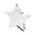 Crystar trofej s hviezdou, farba - transparent, veľkosť - 105×105×19 mm