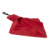 Cleango RPET čistiaca handrička, farba - red, veľkosť - 50×60 mm