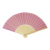 Repper ručný vejár z RPET, farba - pink, veľkosť - 380×210 mm
