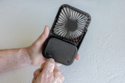 Aervina RCS nabíjateľný stolový ventilátor z rec. plastu - XD Collection